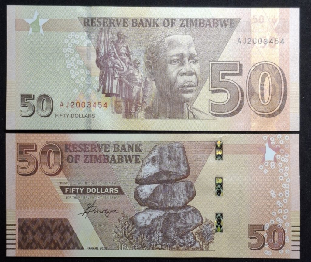 Zimbawe - 2020 - 50 Dólares - Unc