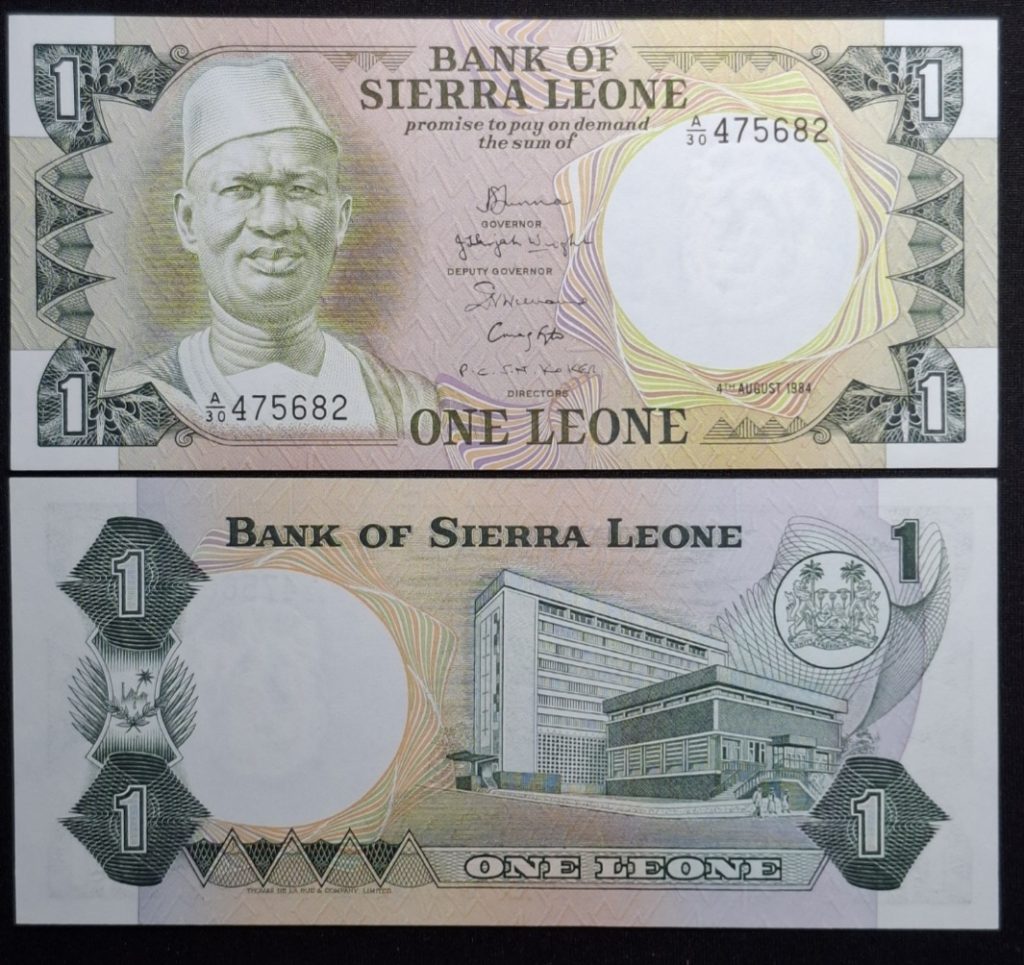 Sierra Leona - 1984 - 1 León - Unc