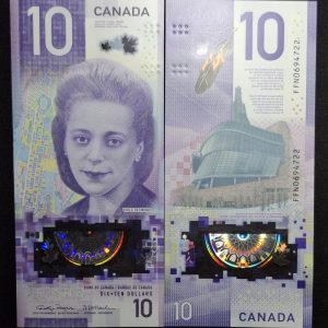 Canadá - 2018 - 10 Dólares - Polímero - Unc