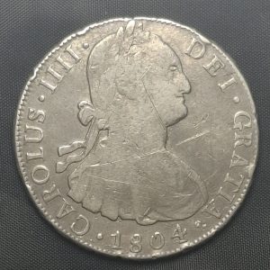Bolivia - 1804 - 8 Reales - KM#73 - Moneda Colonial - Plata - F/VF