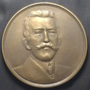Uruguay - 1930 - Homenaje de La Republicana a su Fundador Julio Mailhos - Enorme Medalla de 68mm